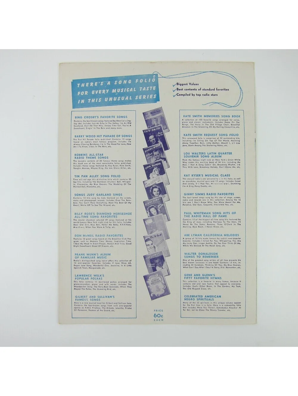 Sheet Music Don't Tell Me The Hucksters Clark Gable Deborah Kerr Vintage 1947